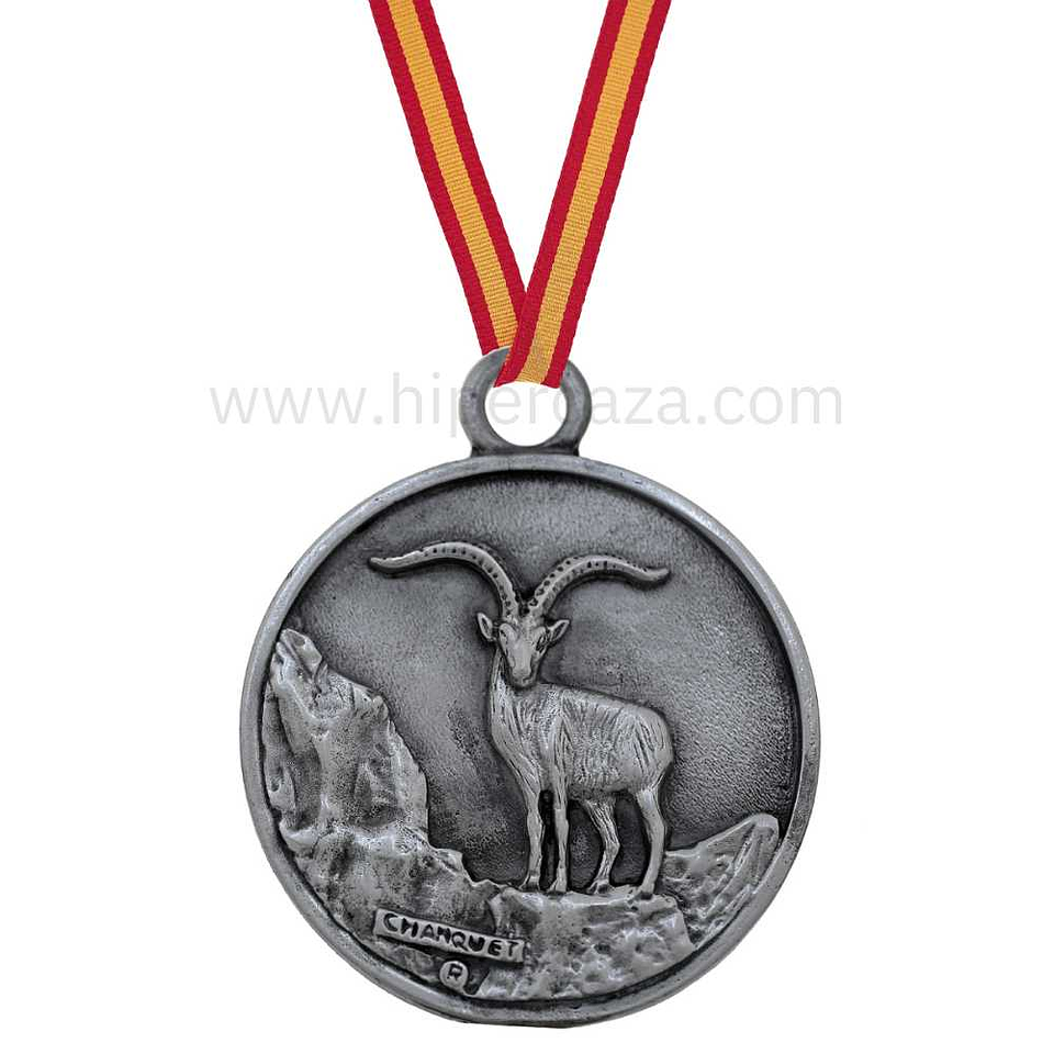 Medalla de homologación macho montés plata 1
