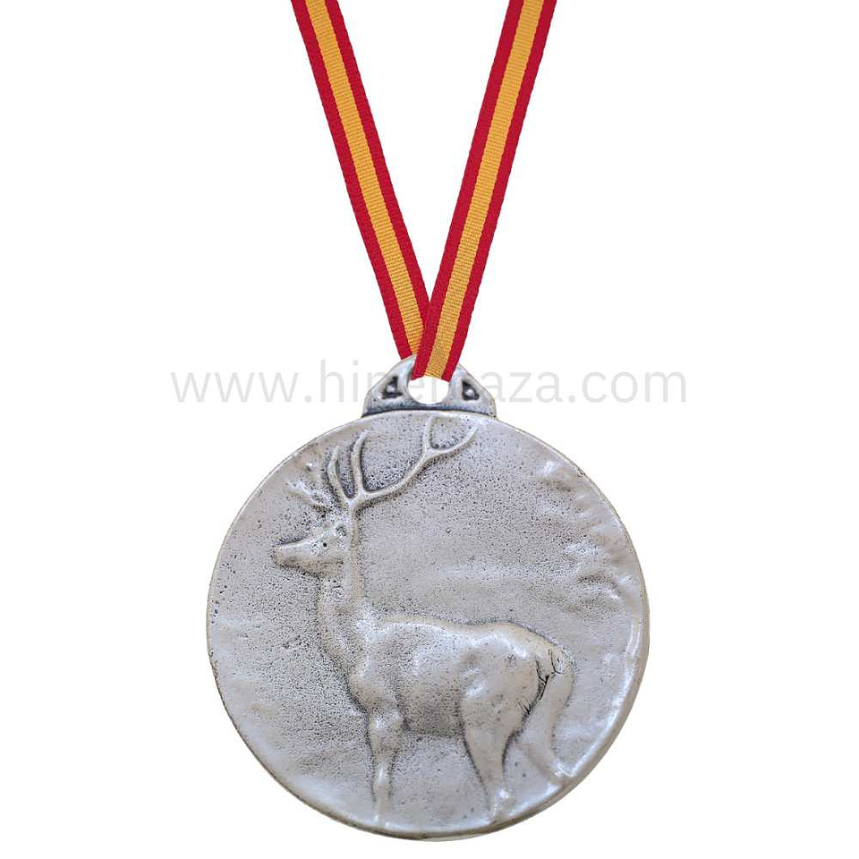 Medalla de homologación ciervo plata 1