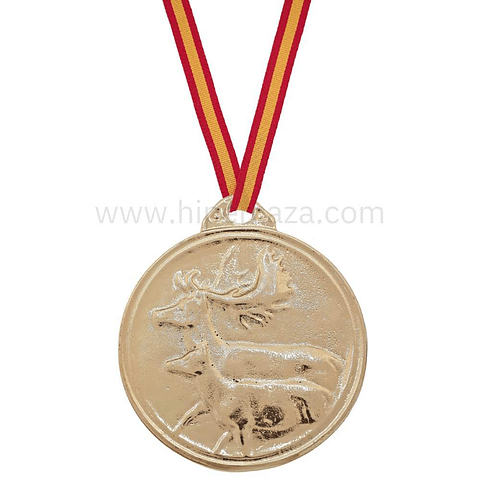Medalla de homologación gamo oro