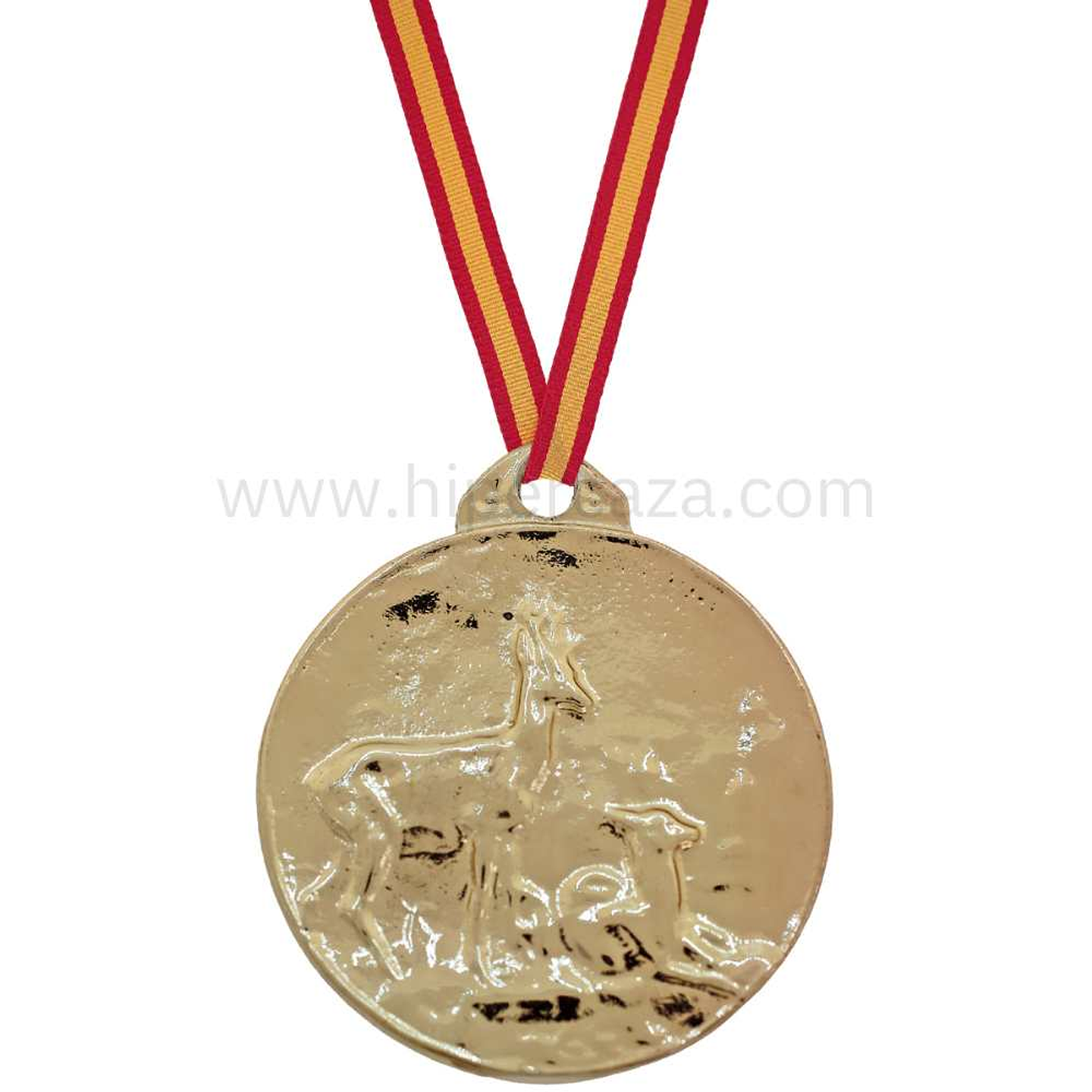 Medalla de homologación con corzo de oro 1