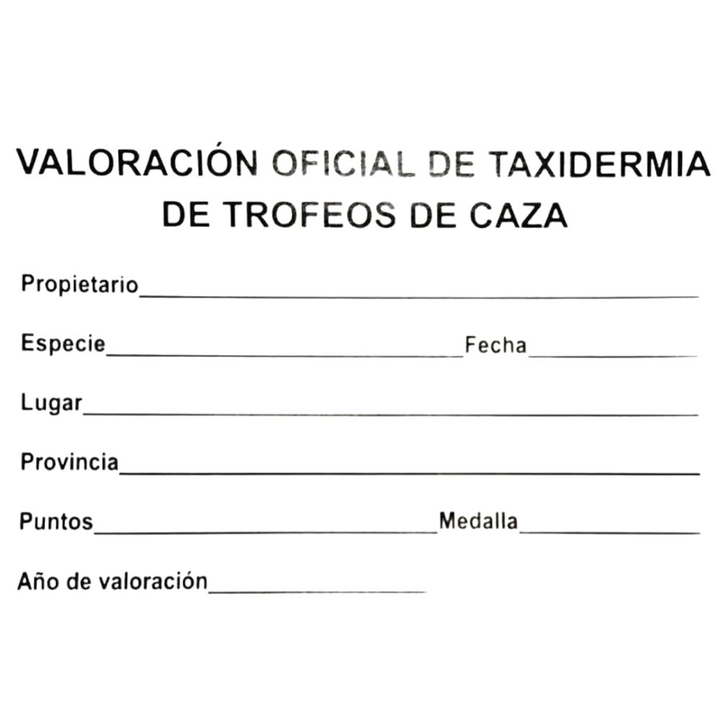 Medalla de homologación lobo oro  3