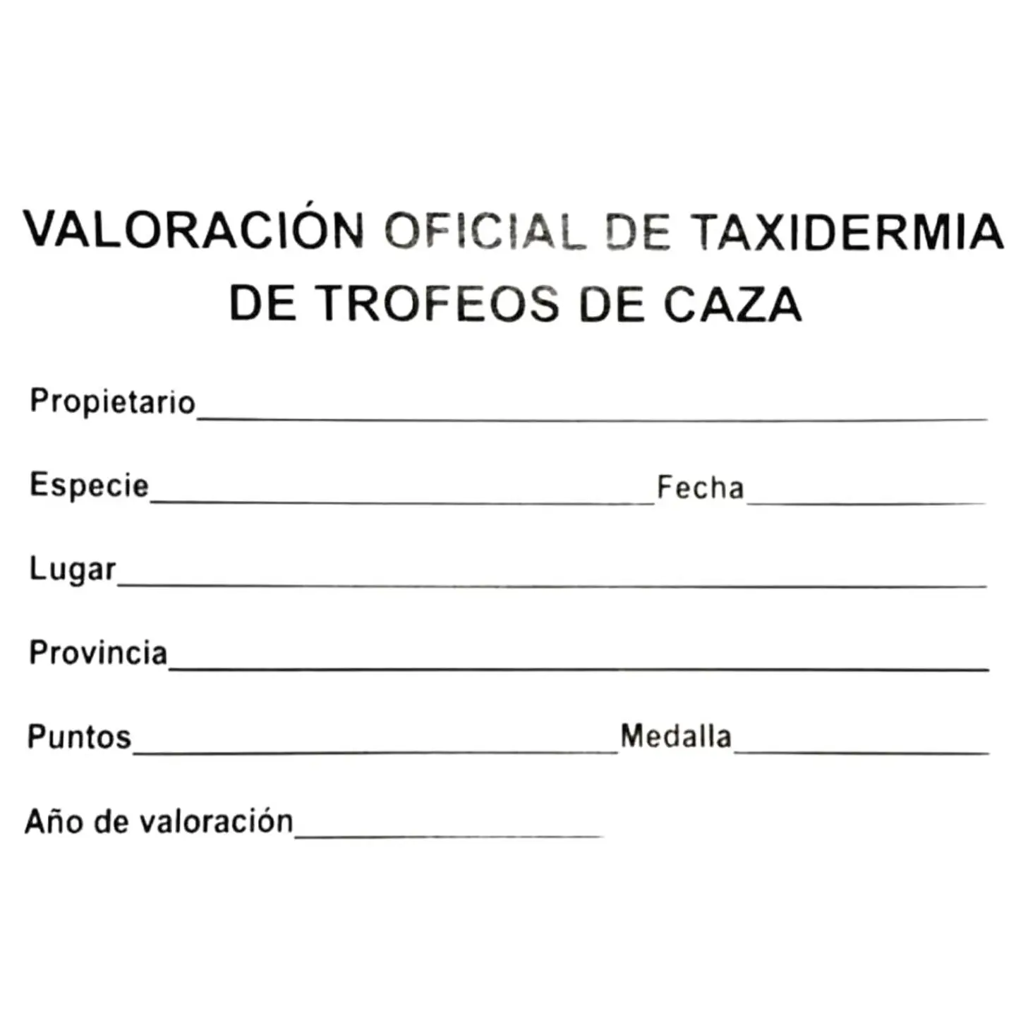 Medalla de homologación con lobo de plata  3