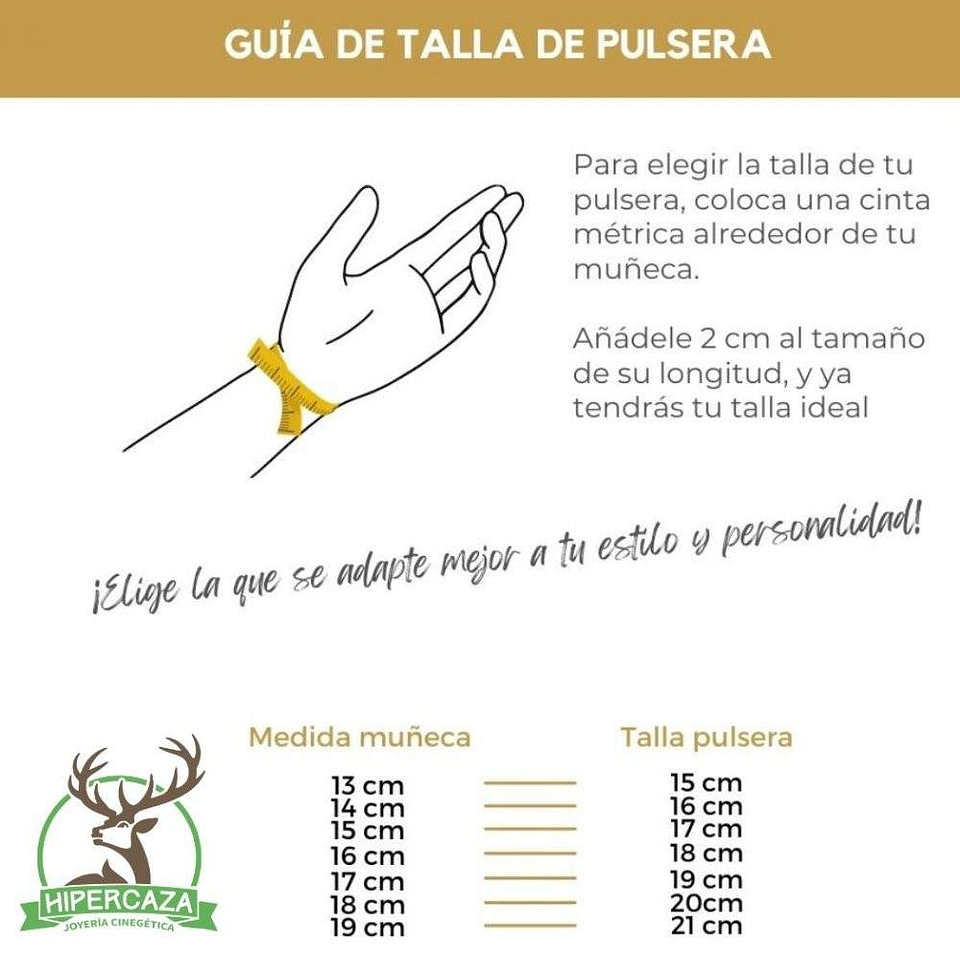 Pulsera con dientes de ciervo  4