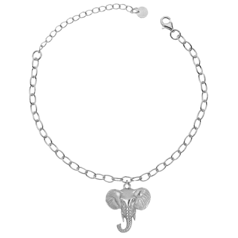 Pulsera de elefante plata  