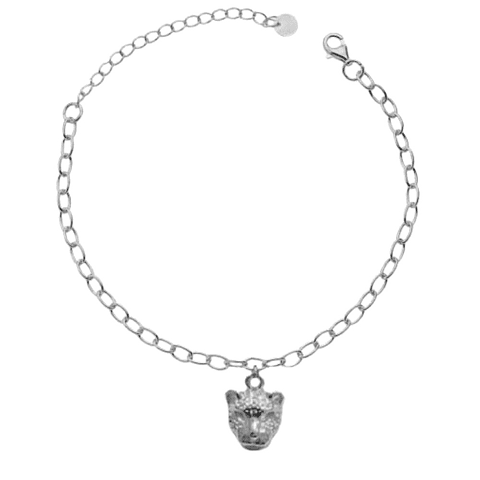 Pulsera de puma en plata