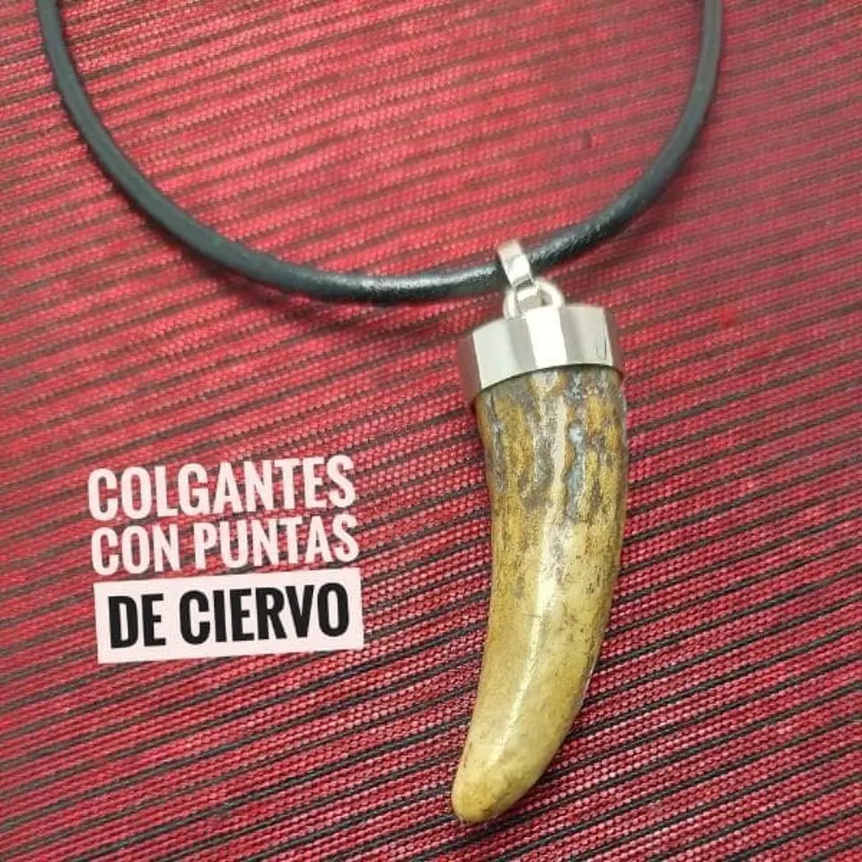Colgante con punta de ciervo  1