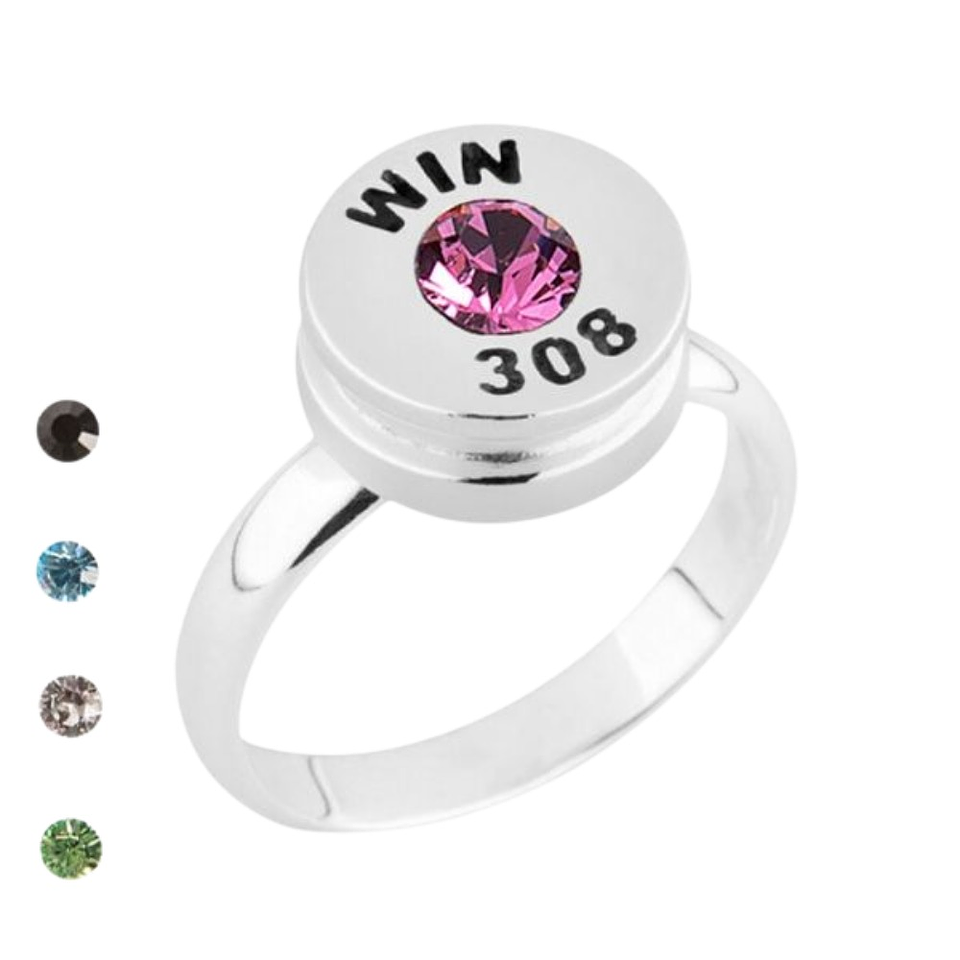 Anillo vaina bala de plata 1