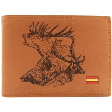 Cartera personalizada horizontal caza 