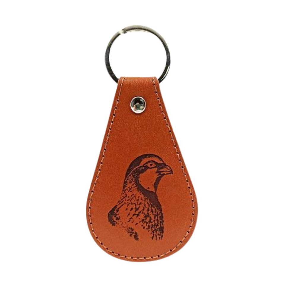 Llavero de piel personalizado perdiz  1