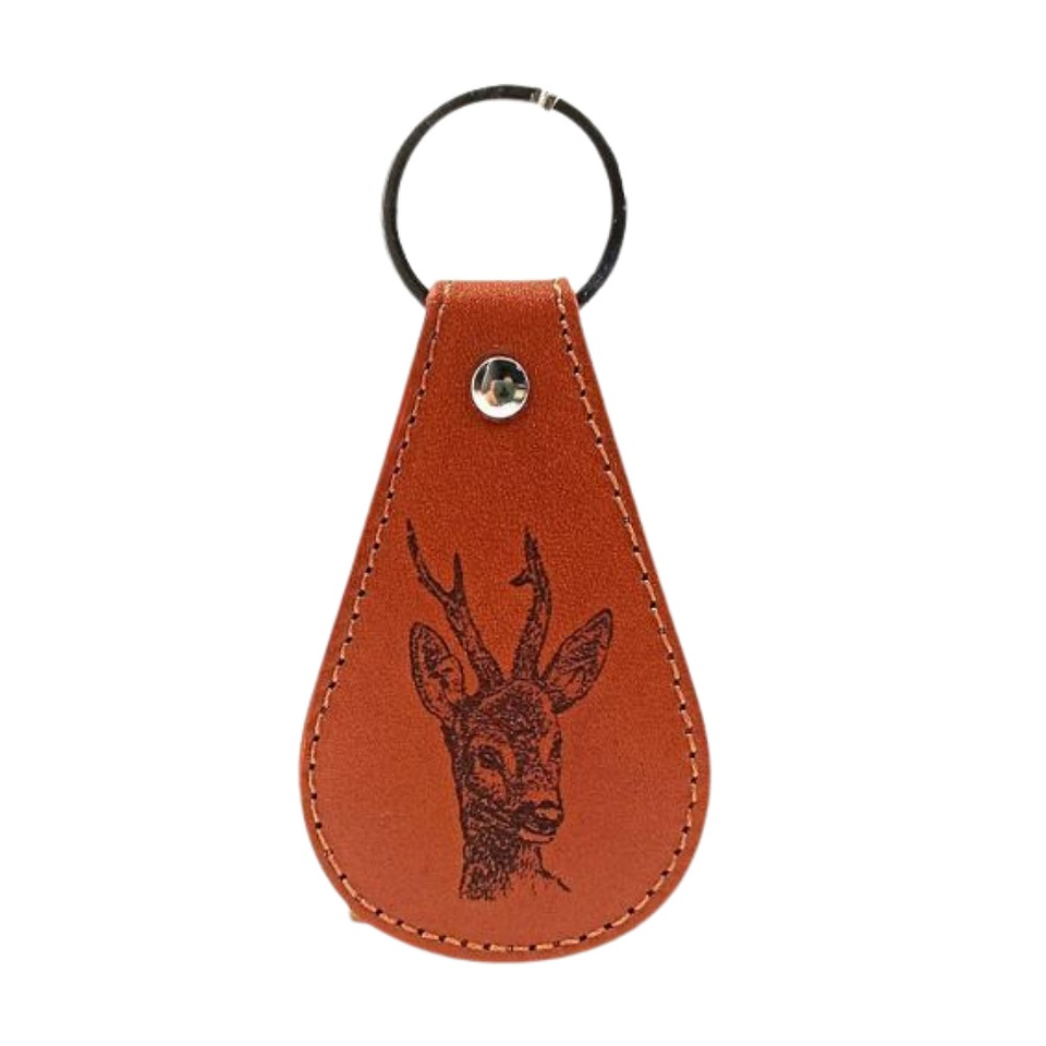 Llavero de piel personalizado corzo 1