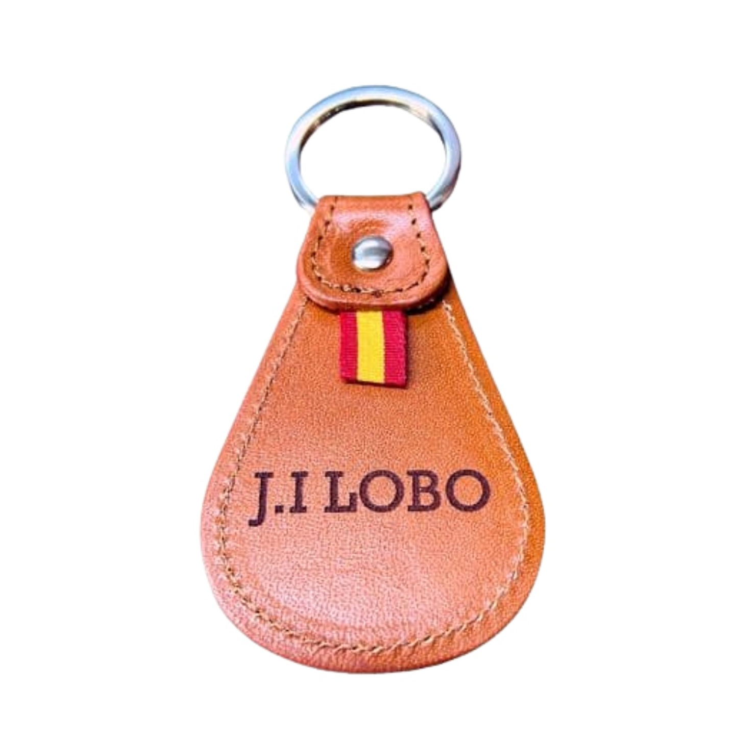 Llavero de piel personalizado ciervo  5