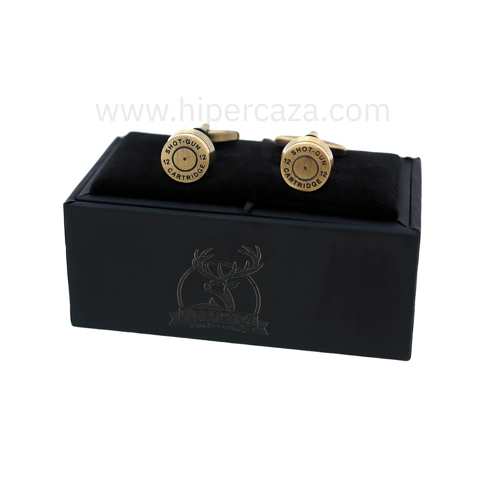 Gemelos casquillo de bala  3