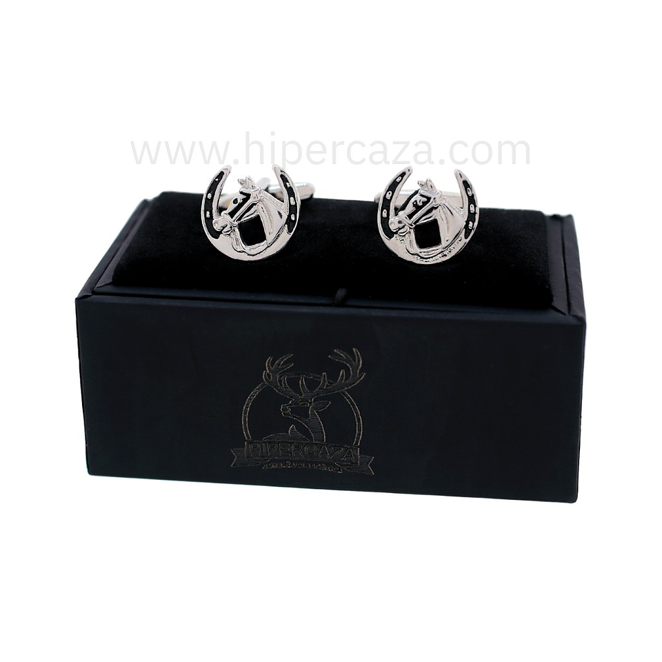 Gemelos herradura acero  4