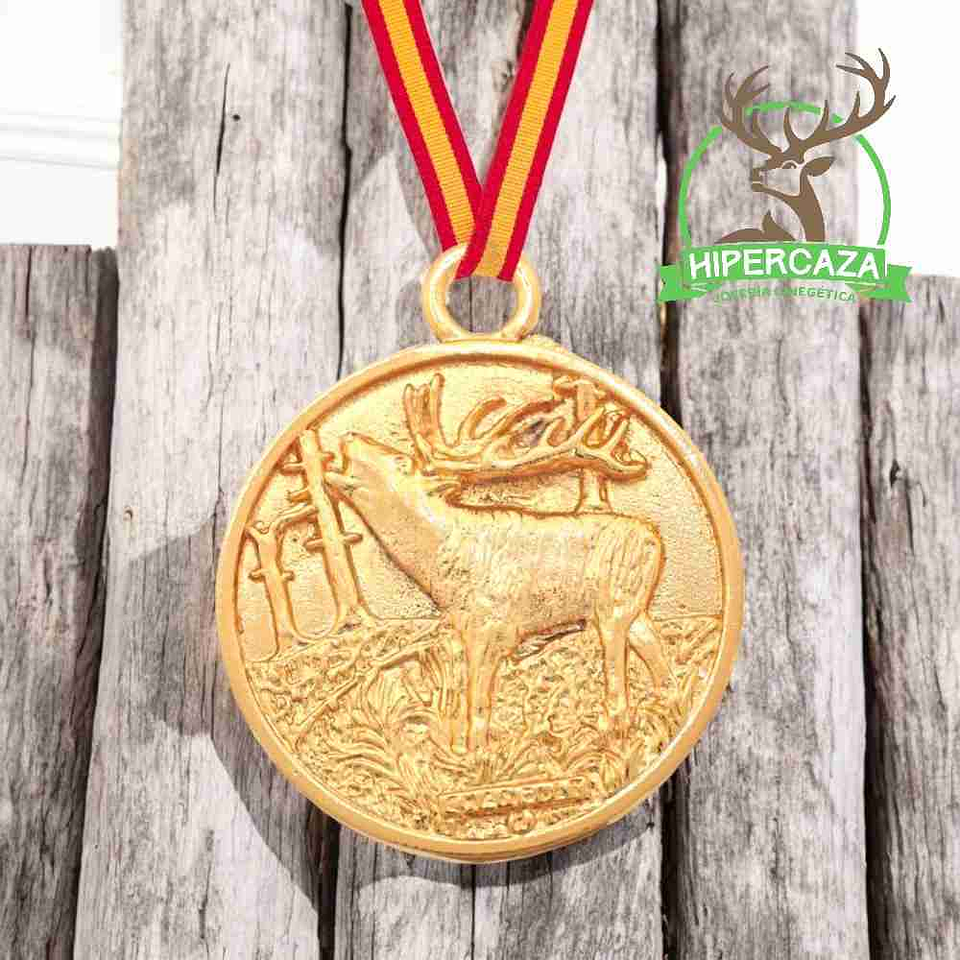 Medalla de homologación ciervo oro 2