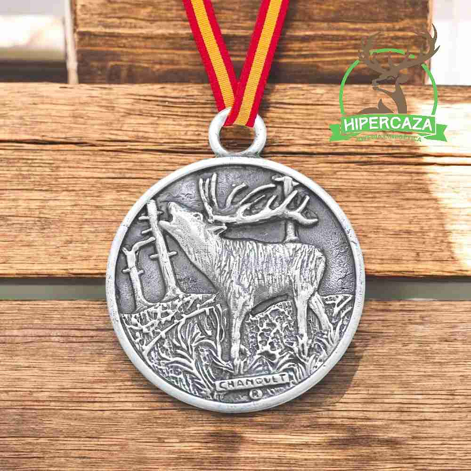 Medalla de homologación ciervo plata 2