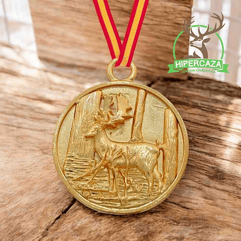 Medalla de homologación gamo oro