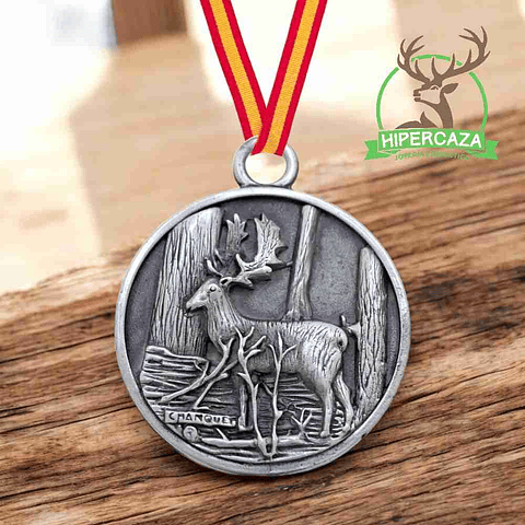 Medalla de homologación gamo plata