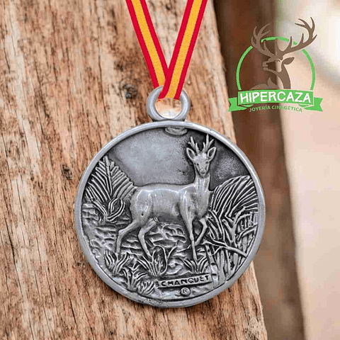Medalla de homologación corzo plata