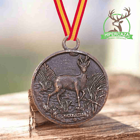Medalla de homologación corzo bronce