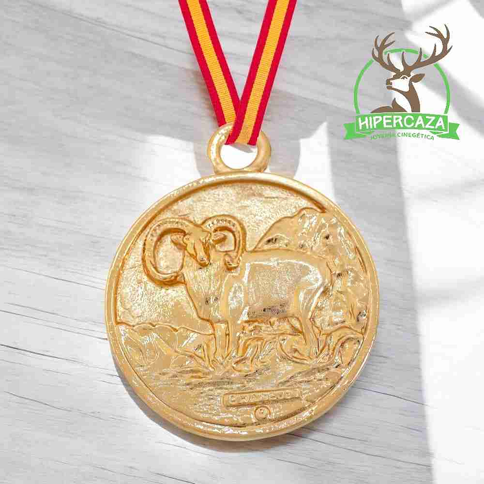 Medalla de homologación muflón oro 2