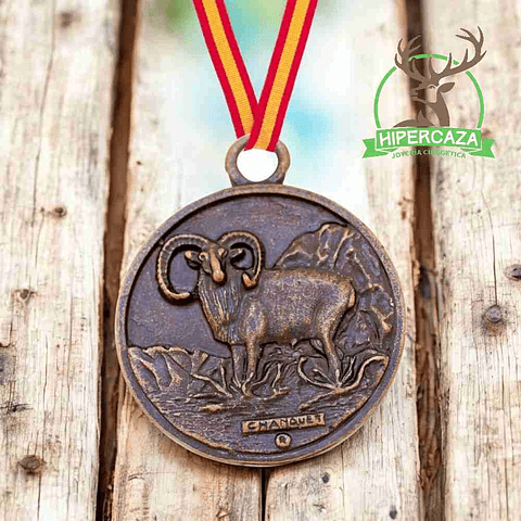 Medalla de homologación muflón bronce