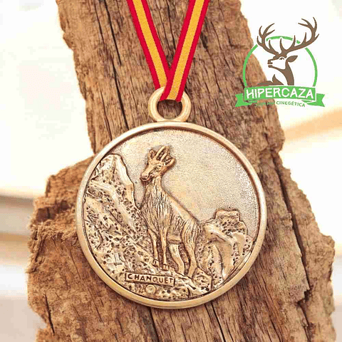 Medalla de homologación rebeco oro