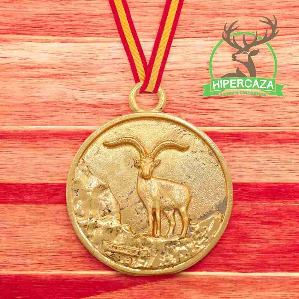Medalla de homologación macho montés oro 2
