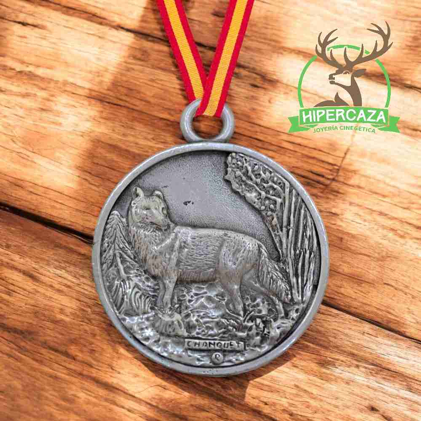 Medalla de homologación zorro plata 2