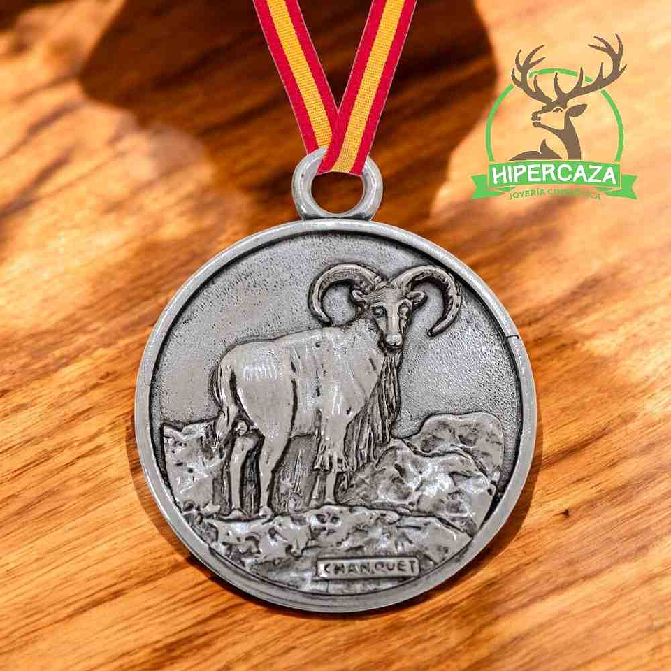 Medalla de homologación arruí plata 2