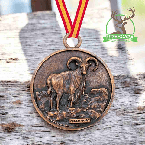 Medalla de homologación arruí bronce