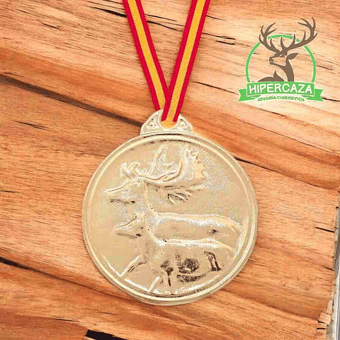 Medalla de homologación gamo oro