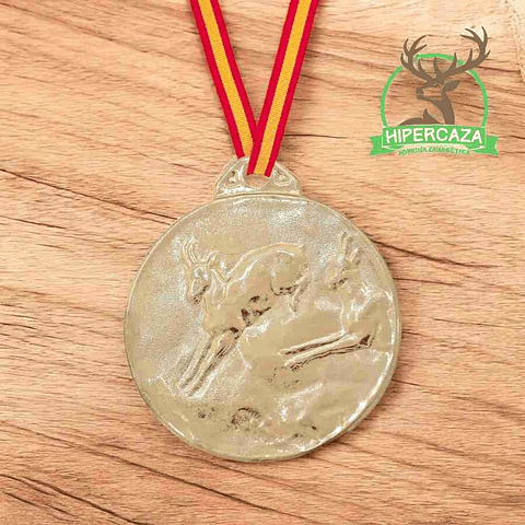 Medalla de homologación rebeco oro