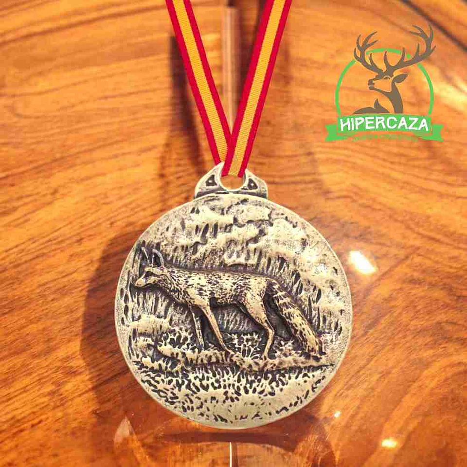 Medalla de homologación zorro bronce  2