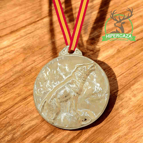 Medalla de homologación lobo oro 