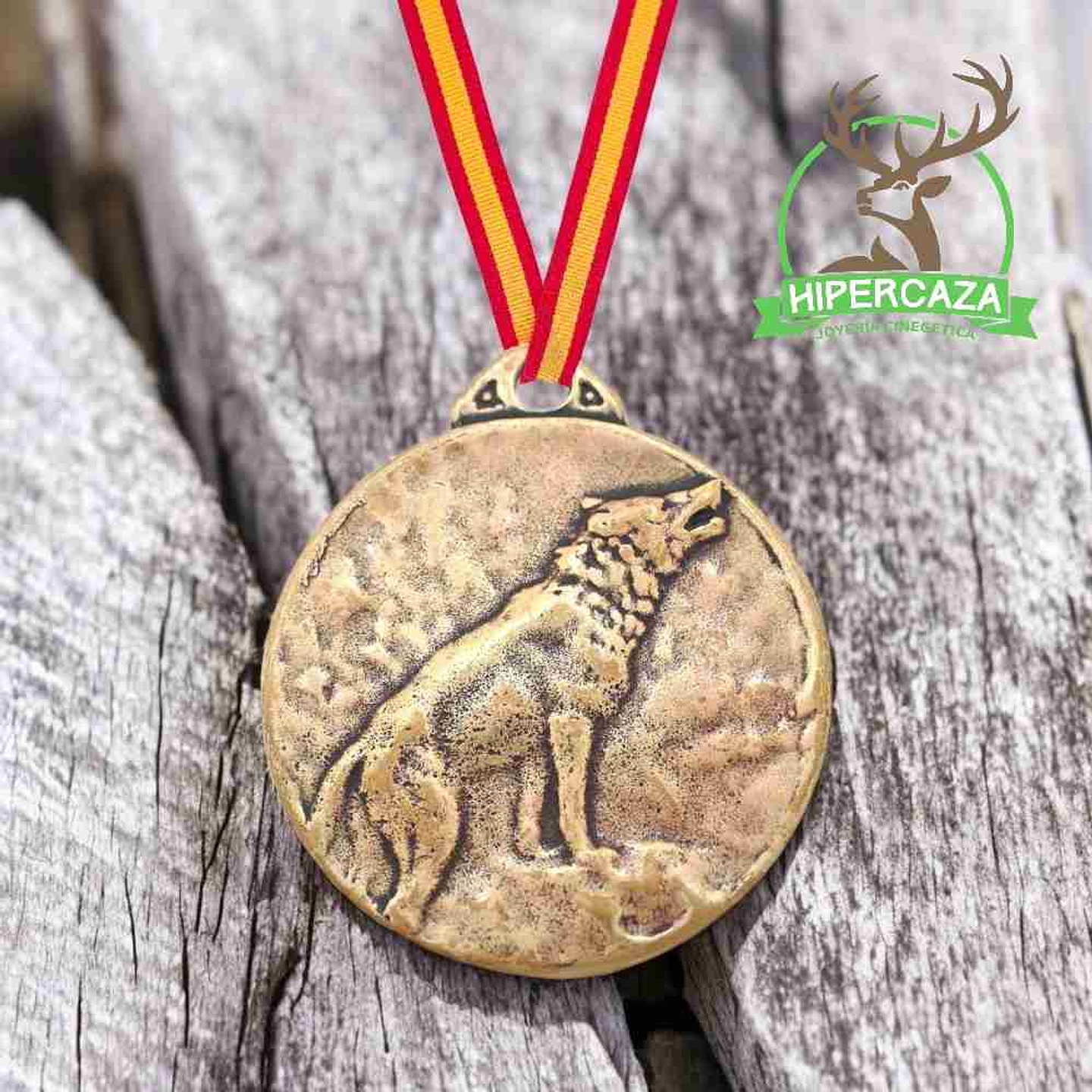 Medalla de homologación lobo bronce 2