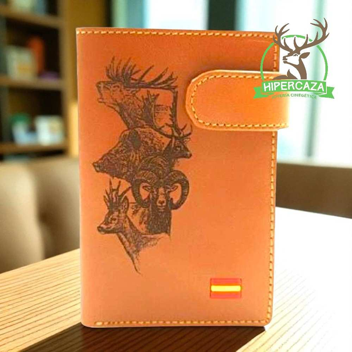 Cartera personalizada y con cierre caza mayor  2