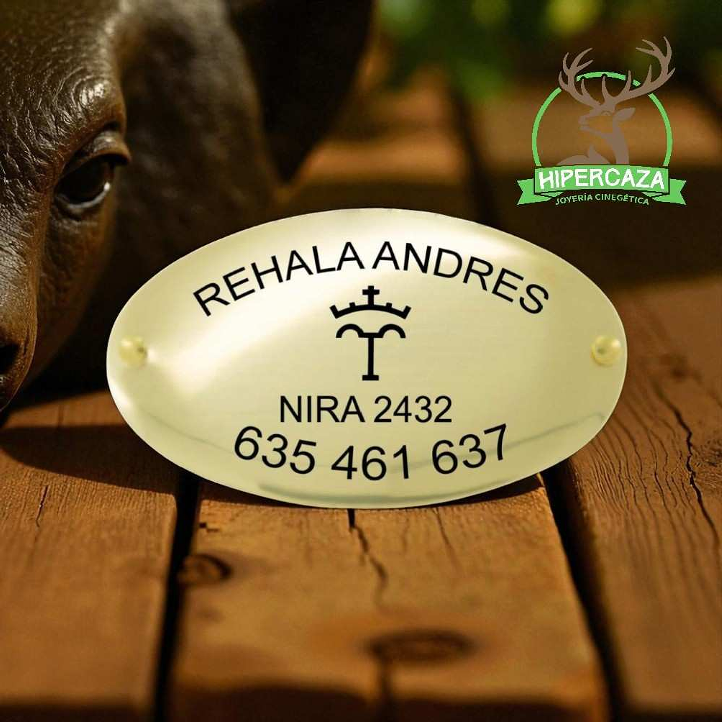 Chapa de rehala personalizada  2