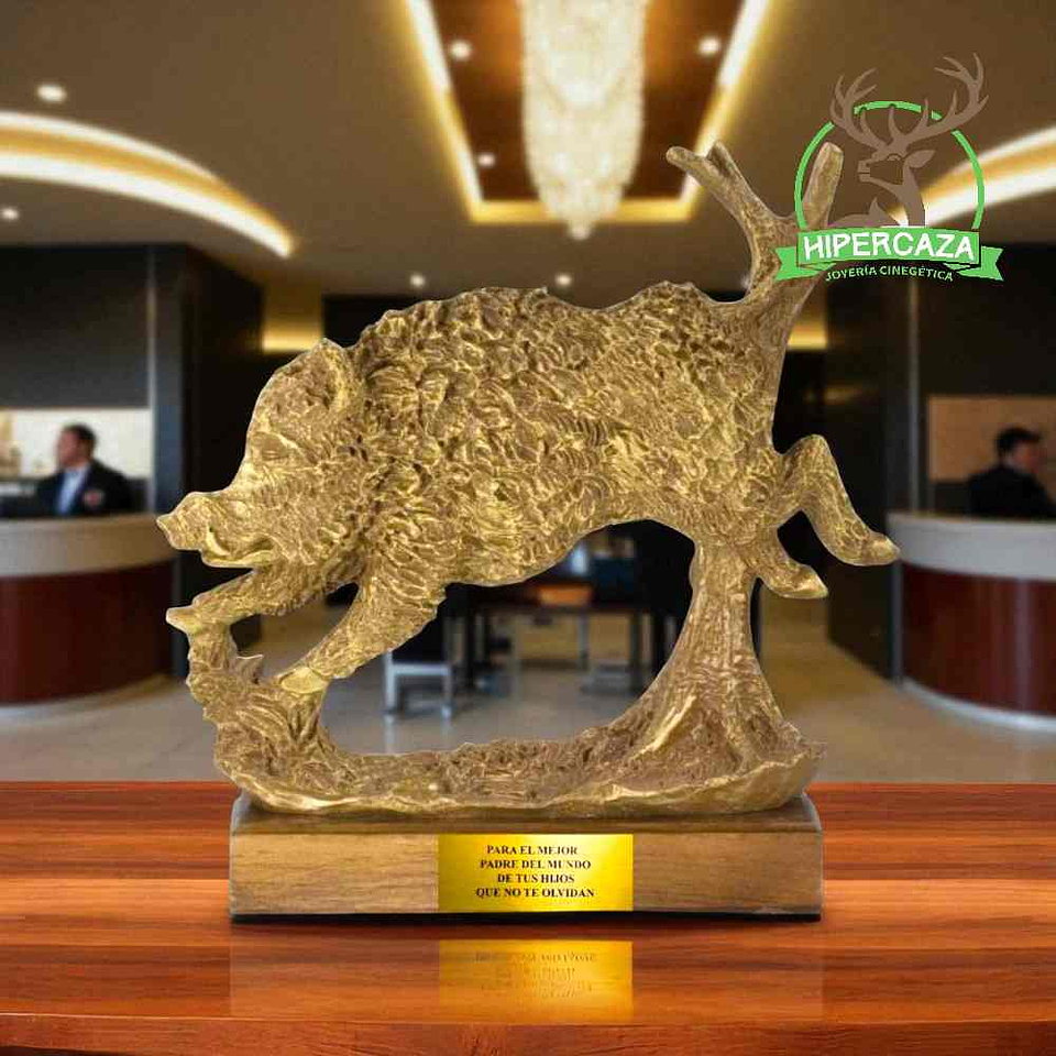 Figura de jabalí corriendo 2