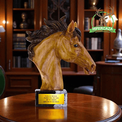 Figura de caballo busto