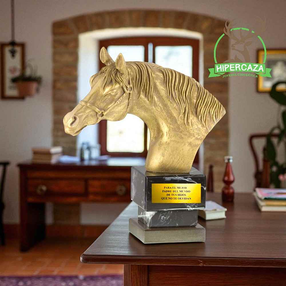 Escultura escuestre rostro 2