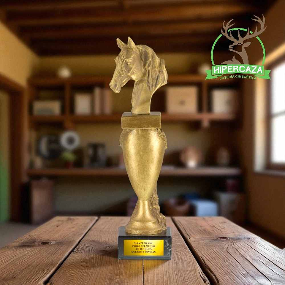 Trofeo con busto de caballo 2