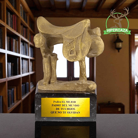 Figura silla de montar escuestre 