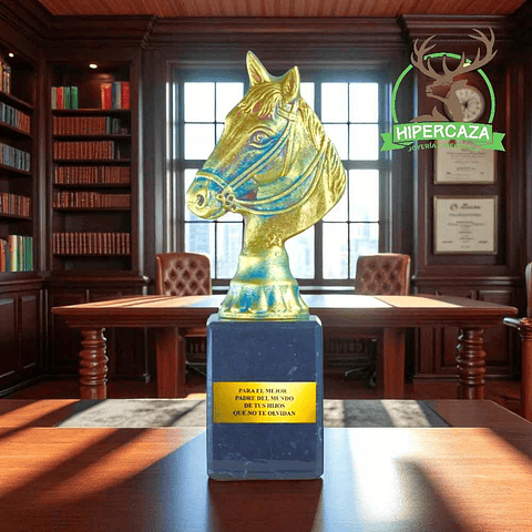Trofeo ecuestre de rostro
