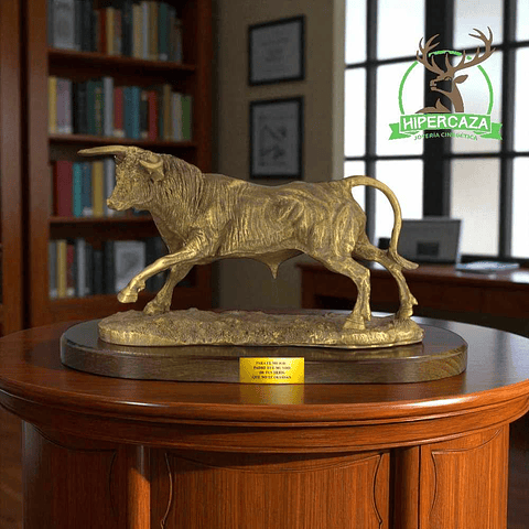 Figura taurina en resina