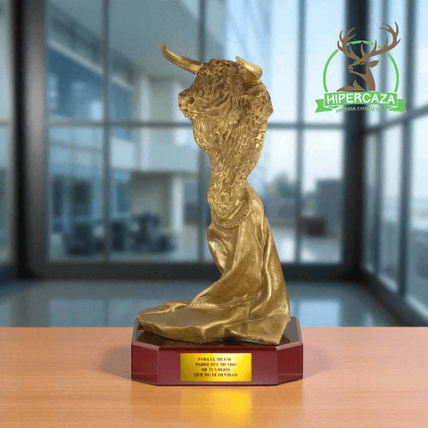 Figura busto de toro
