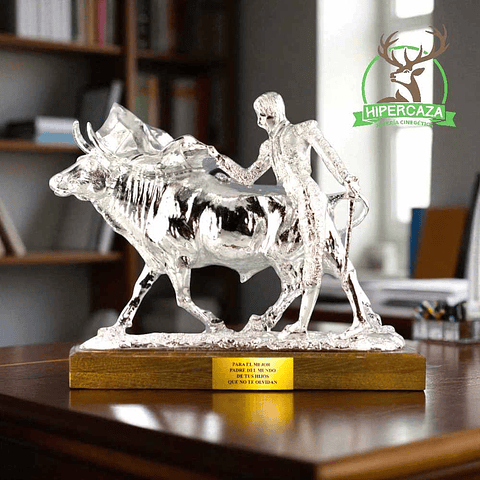 Escultura torero y toro
