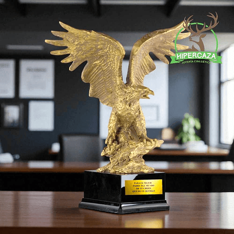 Figura águila bronce