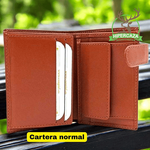 Cartera personalizada y con cierre corzo 