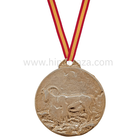 Medalla de homologación arruí en oro 