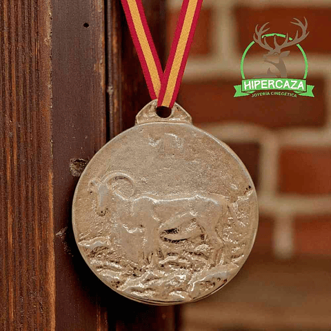 Medalla de homologación arruí en oro 